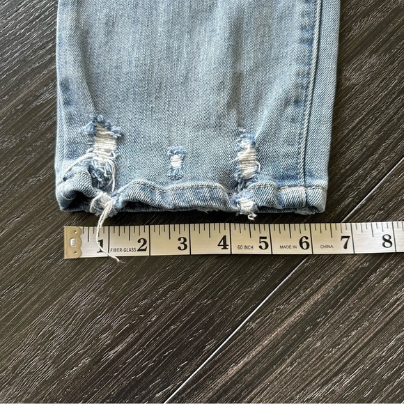 KanCan Missy High Rise Slim Straight Leg Ankle Jeans in Medium Wash, Size 28 - Picture 4 of 16